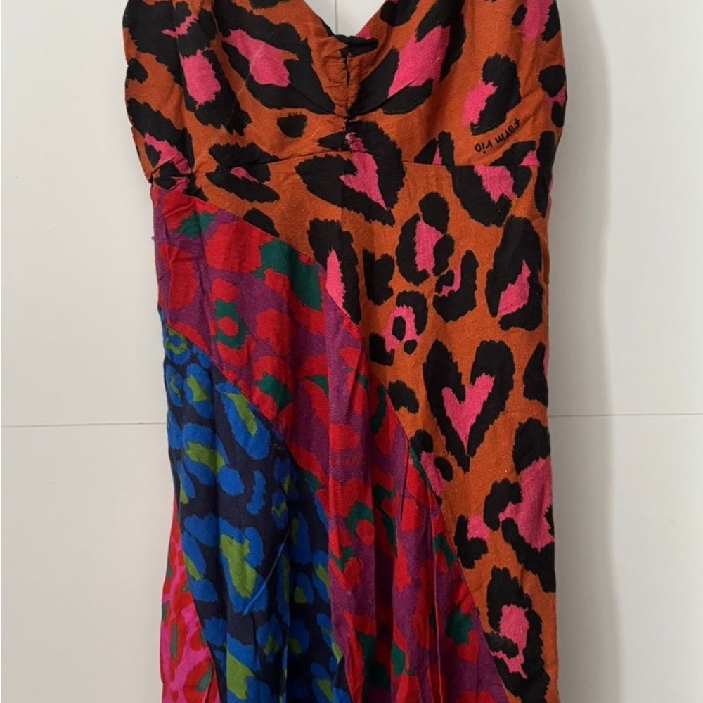 Colorful Animal Print Dress FARMRIO